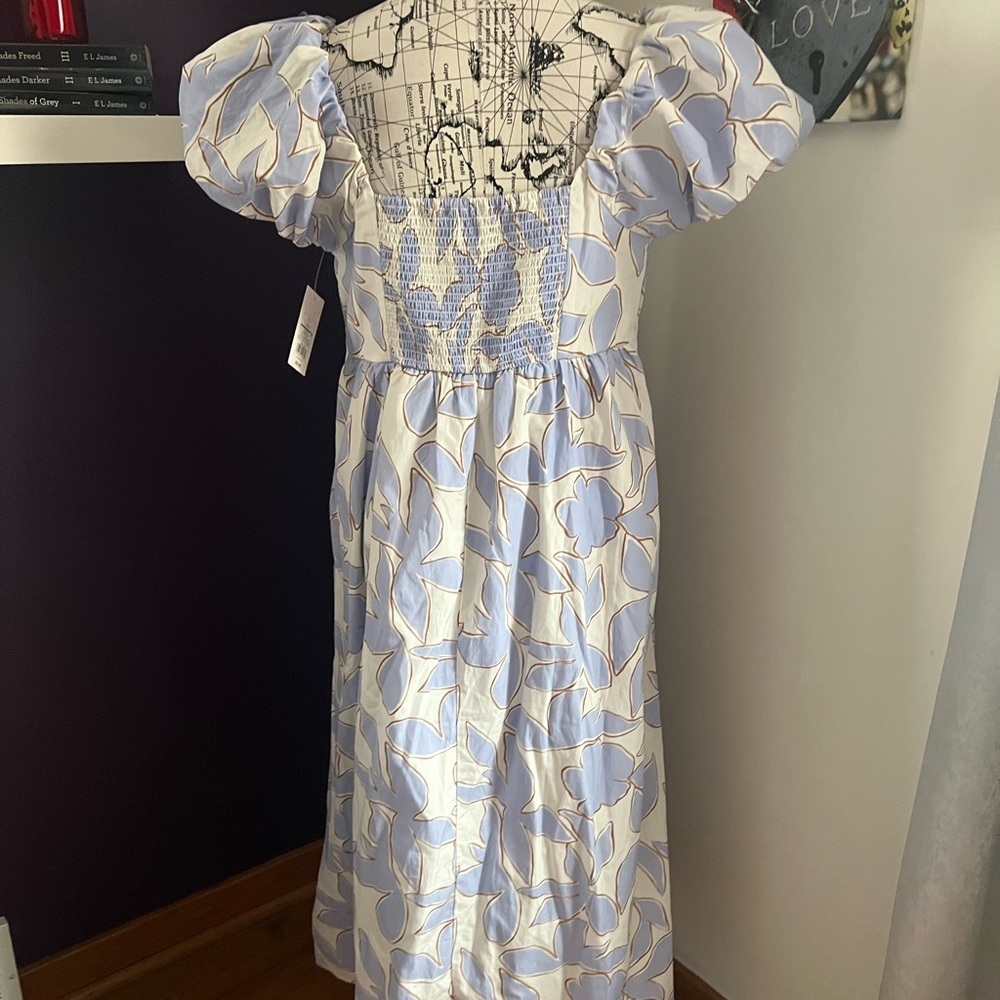 A New Day Puffy Sleeve Summer Dress NWT - Picture 8 of 10